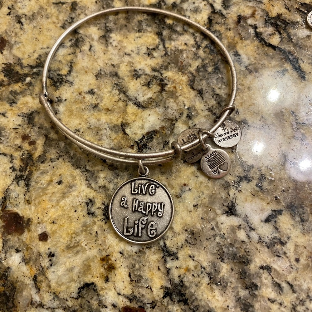 Live a happy life Alex and Ani